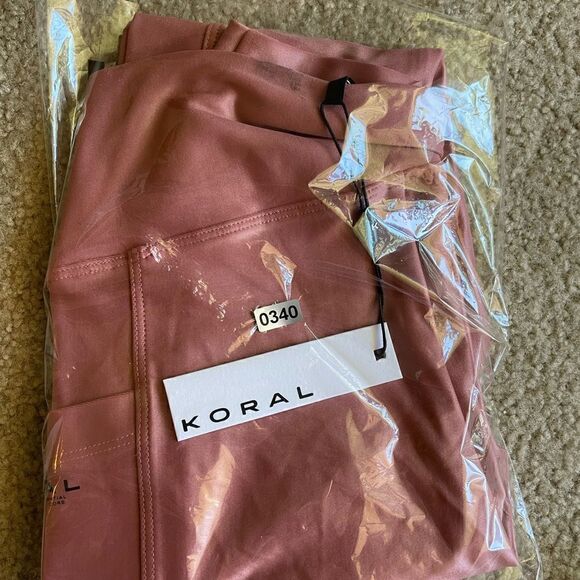 Tempo Infinity High Rise Legging - Dusty Rose Size Small - Picture 12 of 12